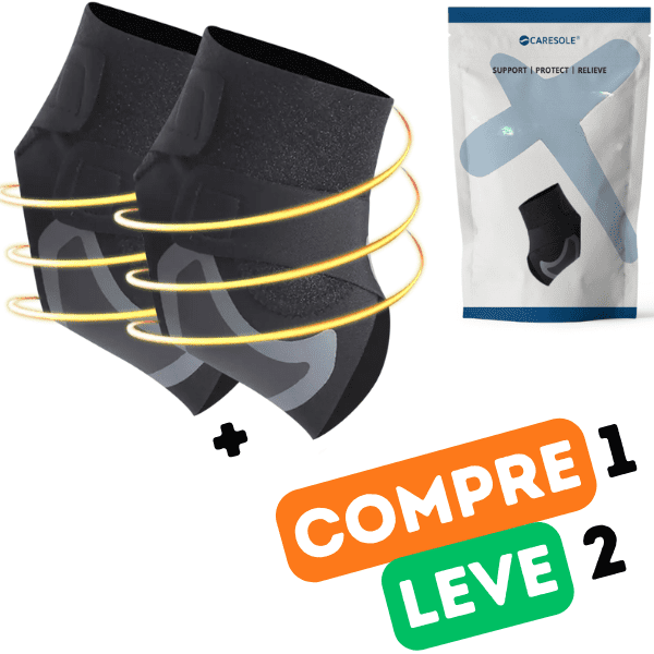 Tornozeleira Ortopédica Alívia e Trata CareSole® - [Compre 1 Leve 2]