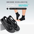 Chinelo Nuvem 2.0 - Confortável + Meia de Compressão De Brinde