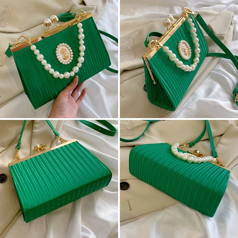 Bolsa De Casamento Com Pérolas