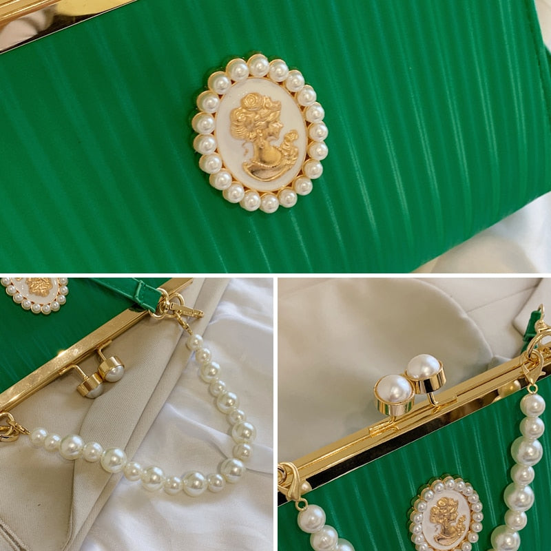 Bolsa De Casamento Com Pérolas